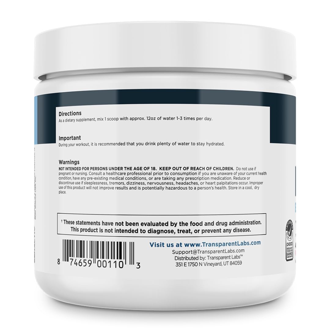Hydrate Sugar Free Electrolyte Powder | Transparent Labs

