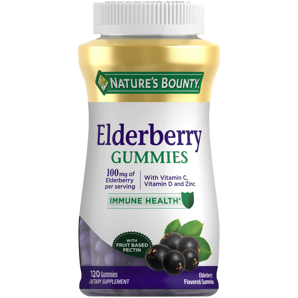 Nature's Bounty Elderberry Gummies for Immune Support

