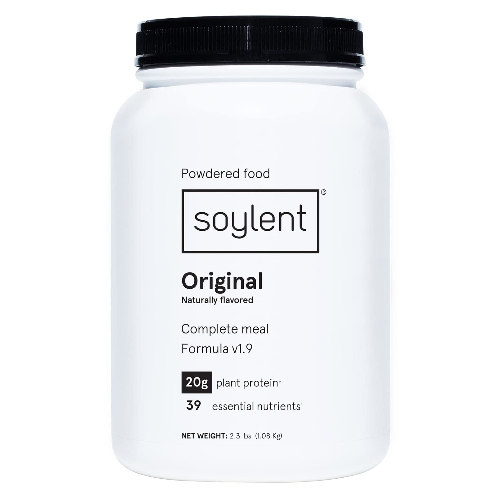 Soylent Complete Nutrition Gluten-Free Vegan Protein

