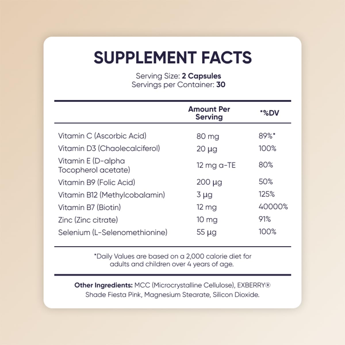 Moerie Hair Boost Supplements for Hair Skin Nails

