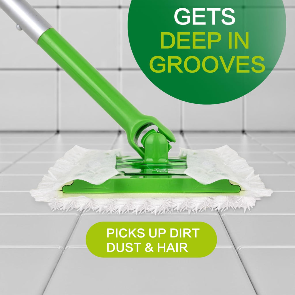 Dry Mop Cloths for Sweeper Mops – Disposable Microfiber Pads

