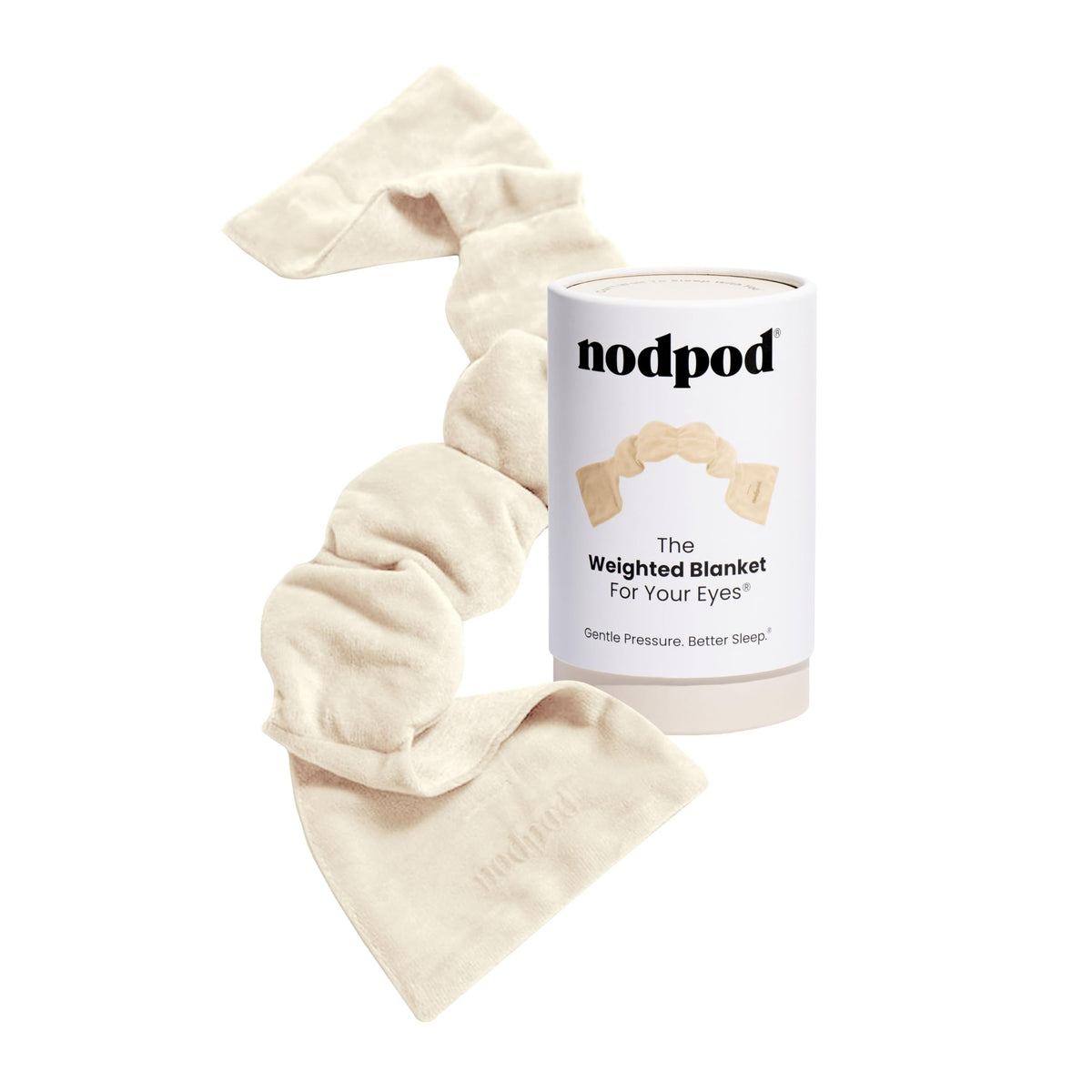Nodpod Gentle Pressure Sleep Mask, Weighted Comfort for Rest