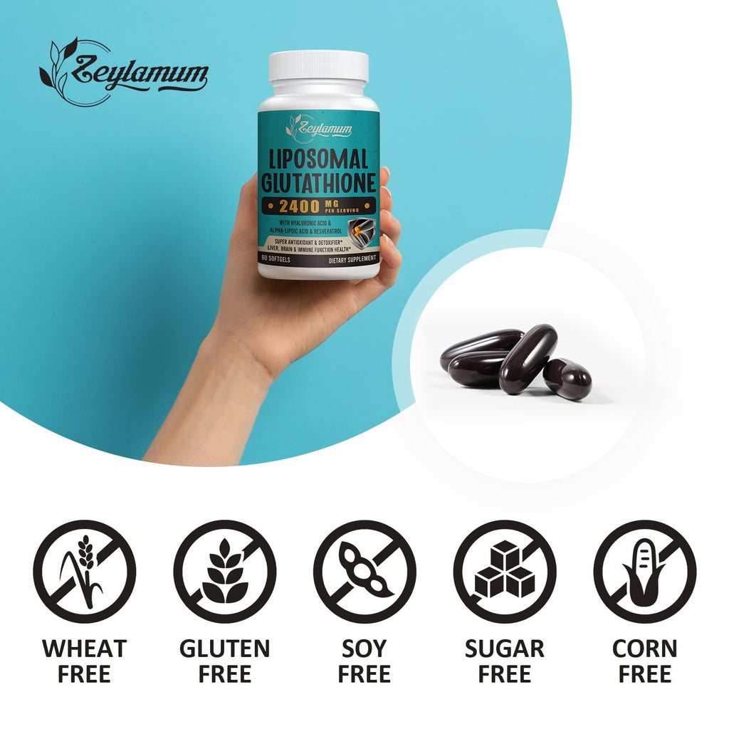Zeylamum Liposomal Glutathione Softgels – High Absorption GSH

