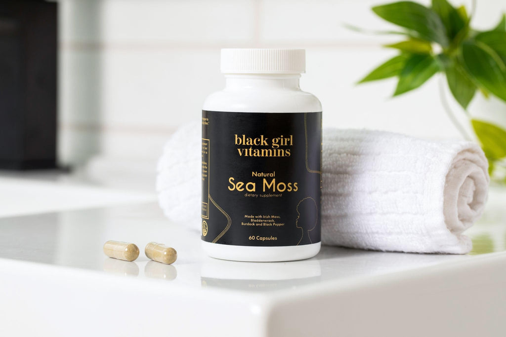 Black Girl Vitamins Sea Moss Capsules | Mineral Rich

