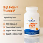 Nordic Naturals Vitamin D3 5000 IU Soft Gels

