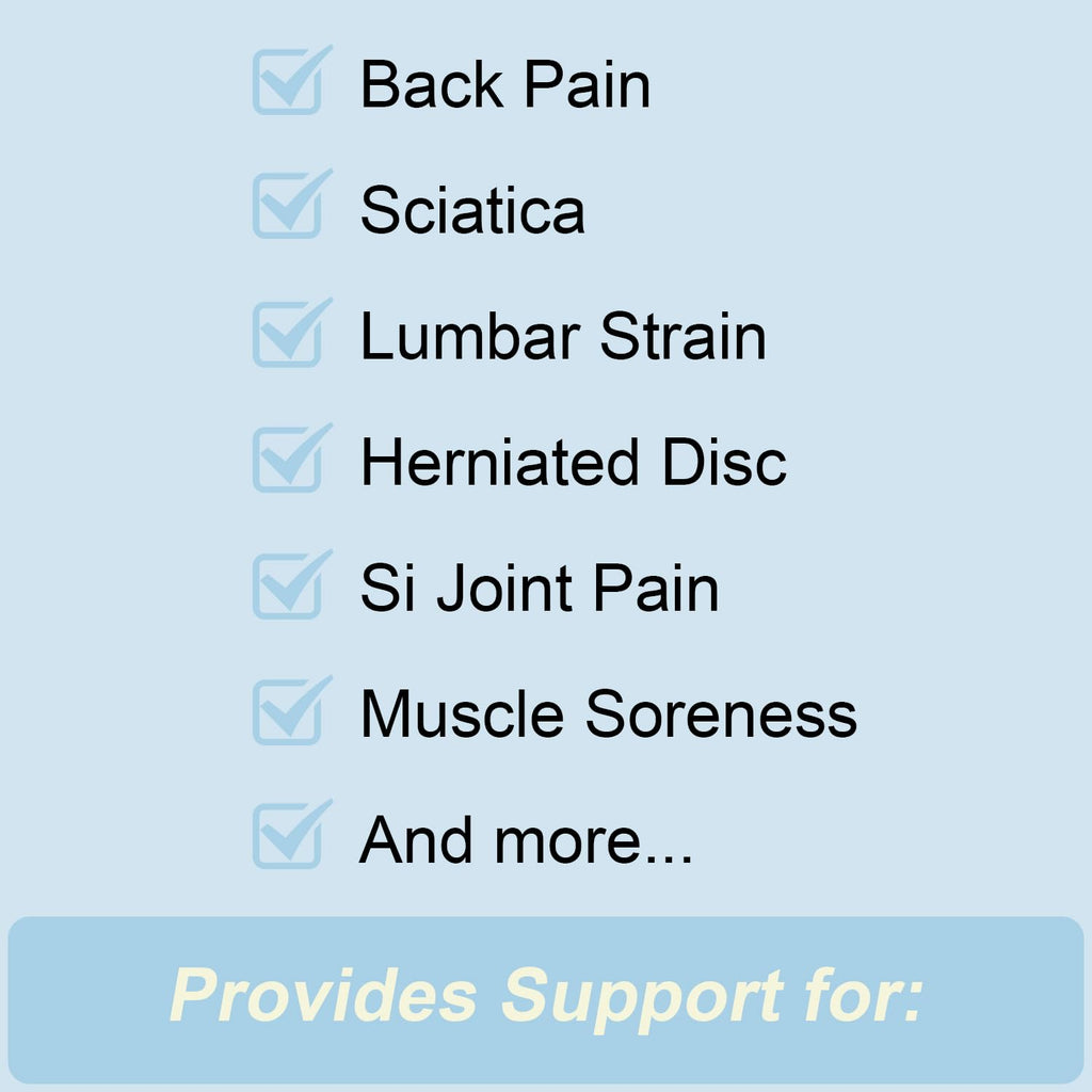 cybryeh Back Brace for Lower Back Pain Relief | Adjustable

