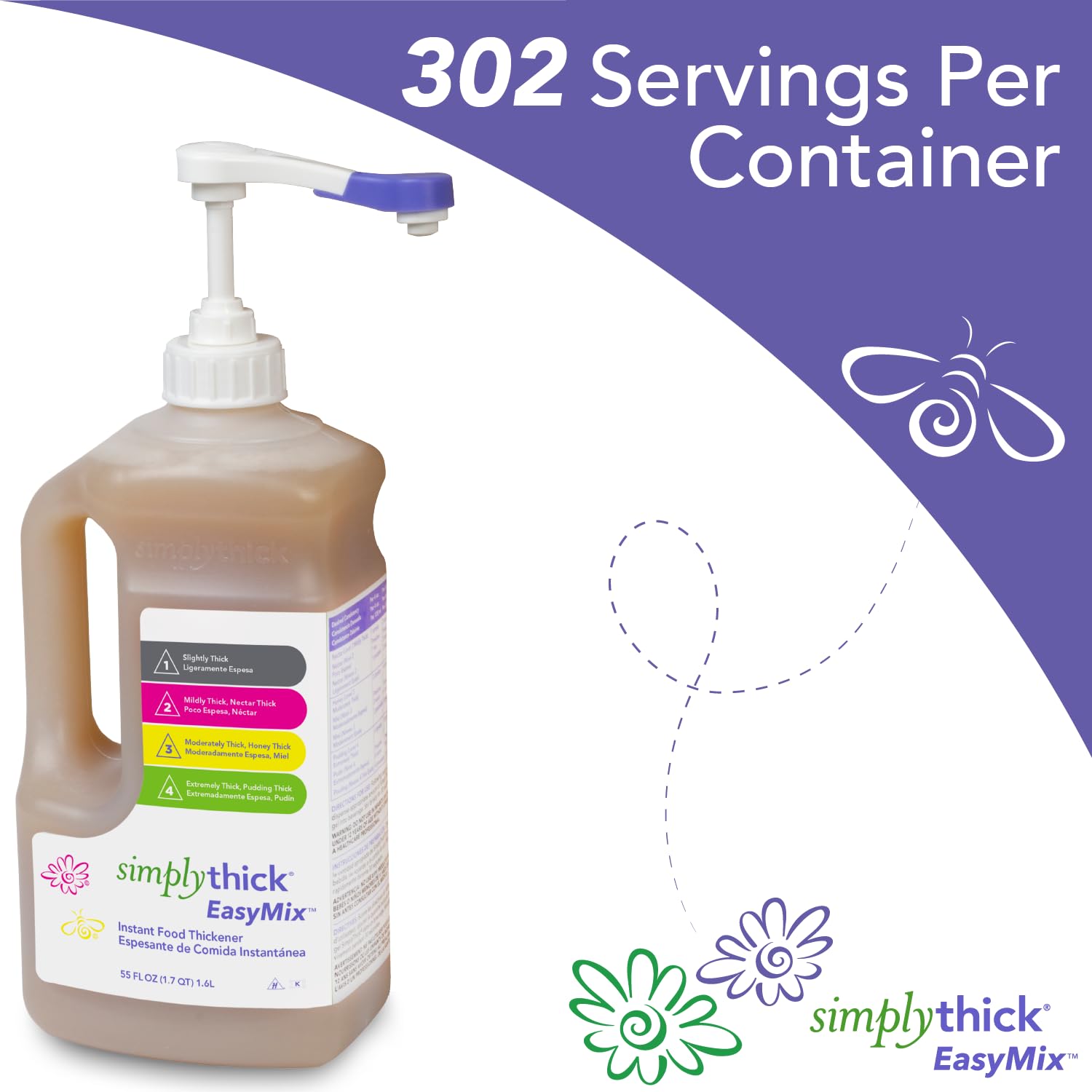 SimplyThick EasyMix Gel Thickener - Quick Thickening

