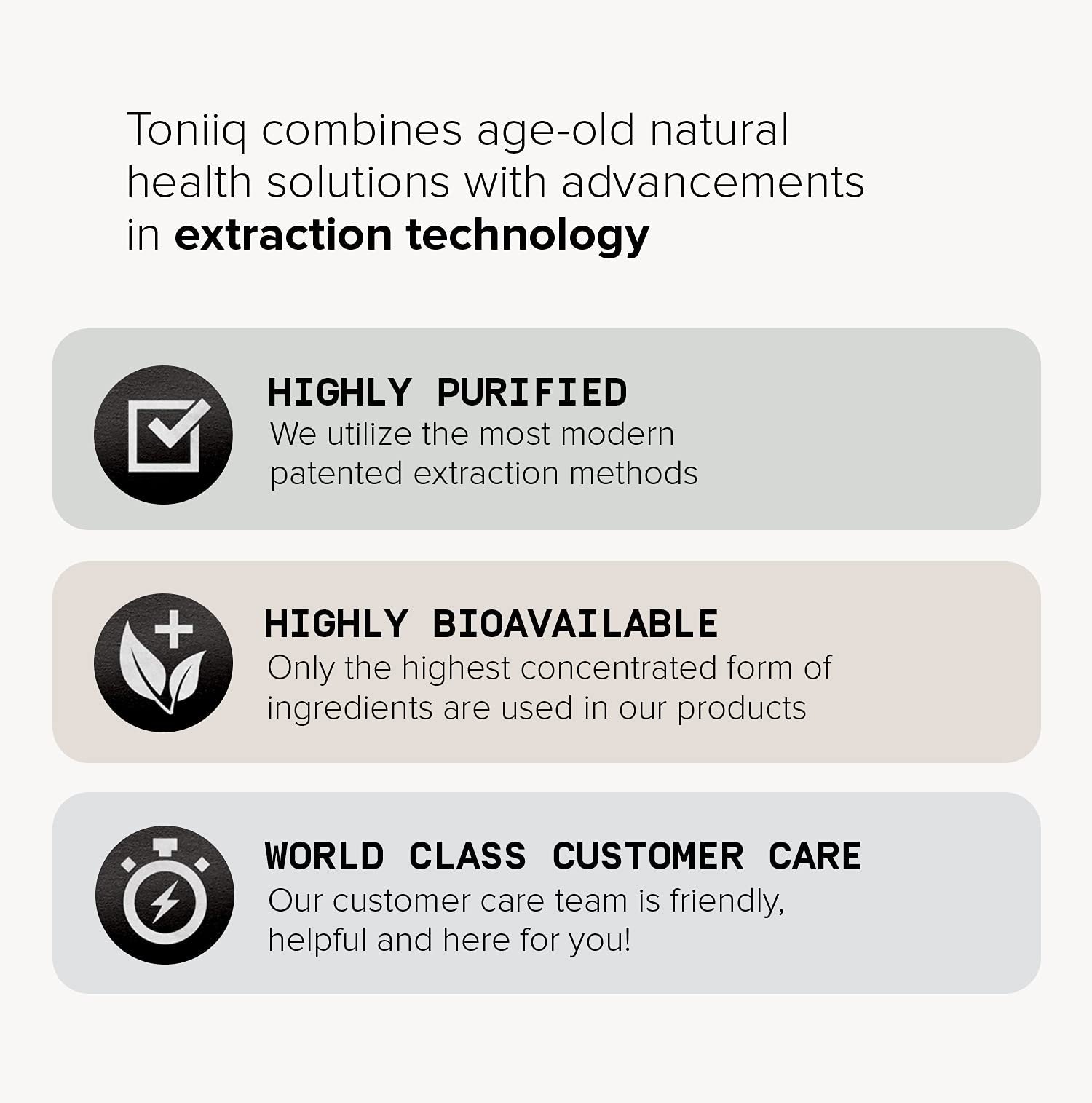 Toniiq NMN Supplement 98% Pure NMN NAD+ Support

