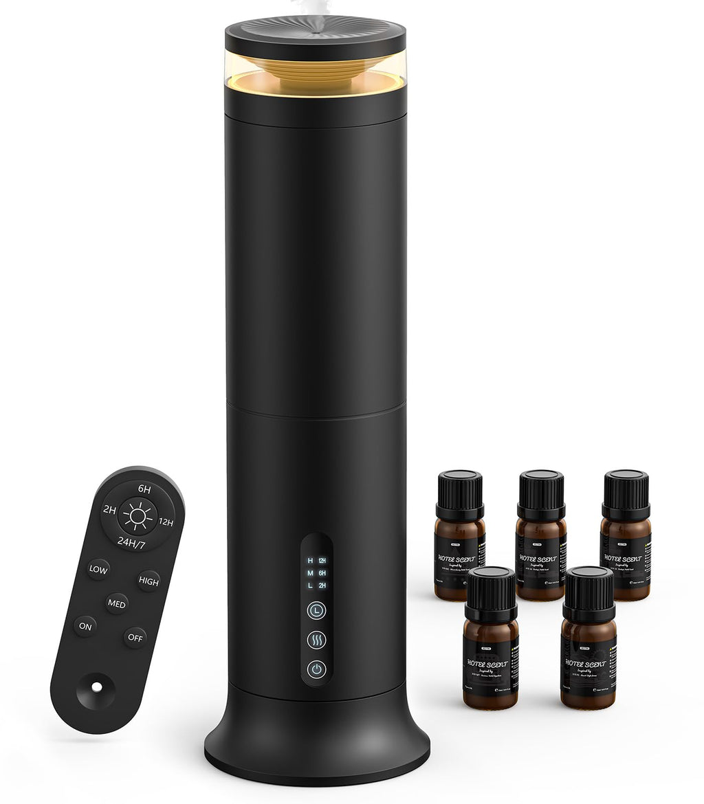 Waterless Diffuser with Hotel-Inspired Oils for Large Spaces

