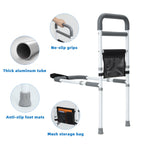 Bed Rail for Elderly Safety - Adjustable Bed Assist Rail

