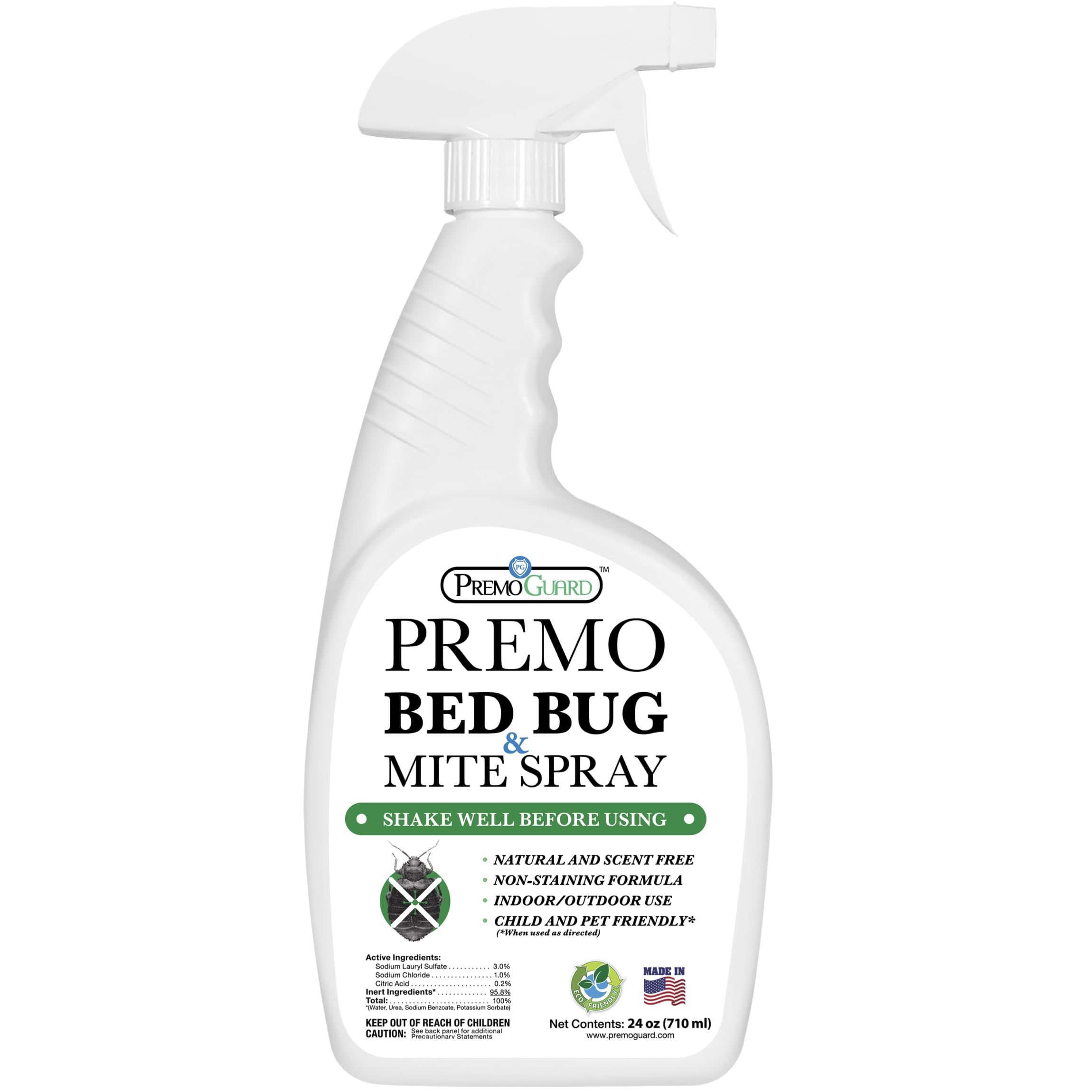 Premo Guard Bed Bug Killer Spray | Natural & Safe

