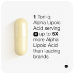 Toniiq Alpha Lipoic Acid Capsules — Ultra High Purity


