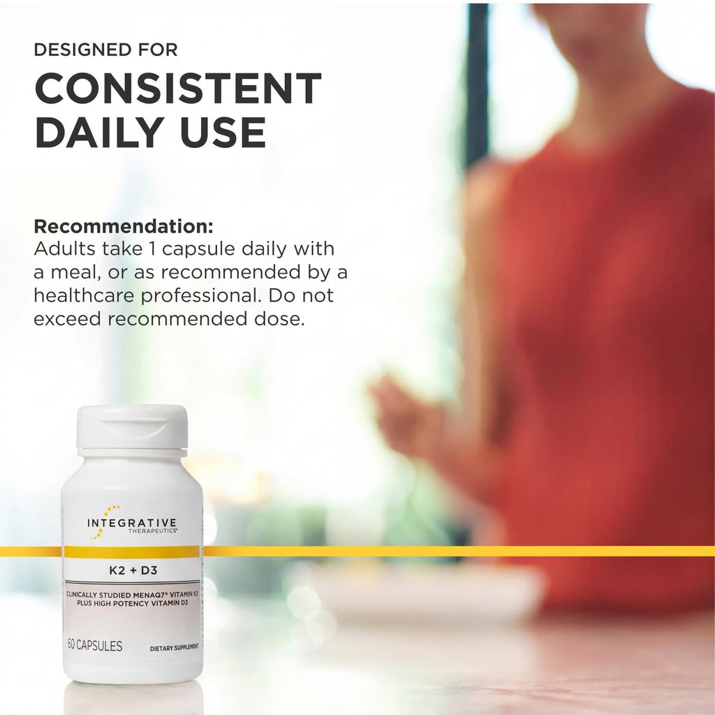 Integrative Therapeutics K2 + D3 Vitamin for Heart and Bone

