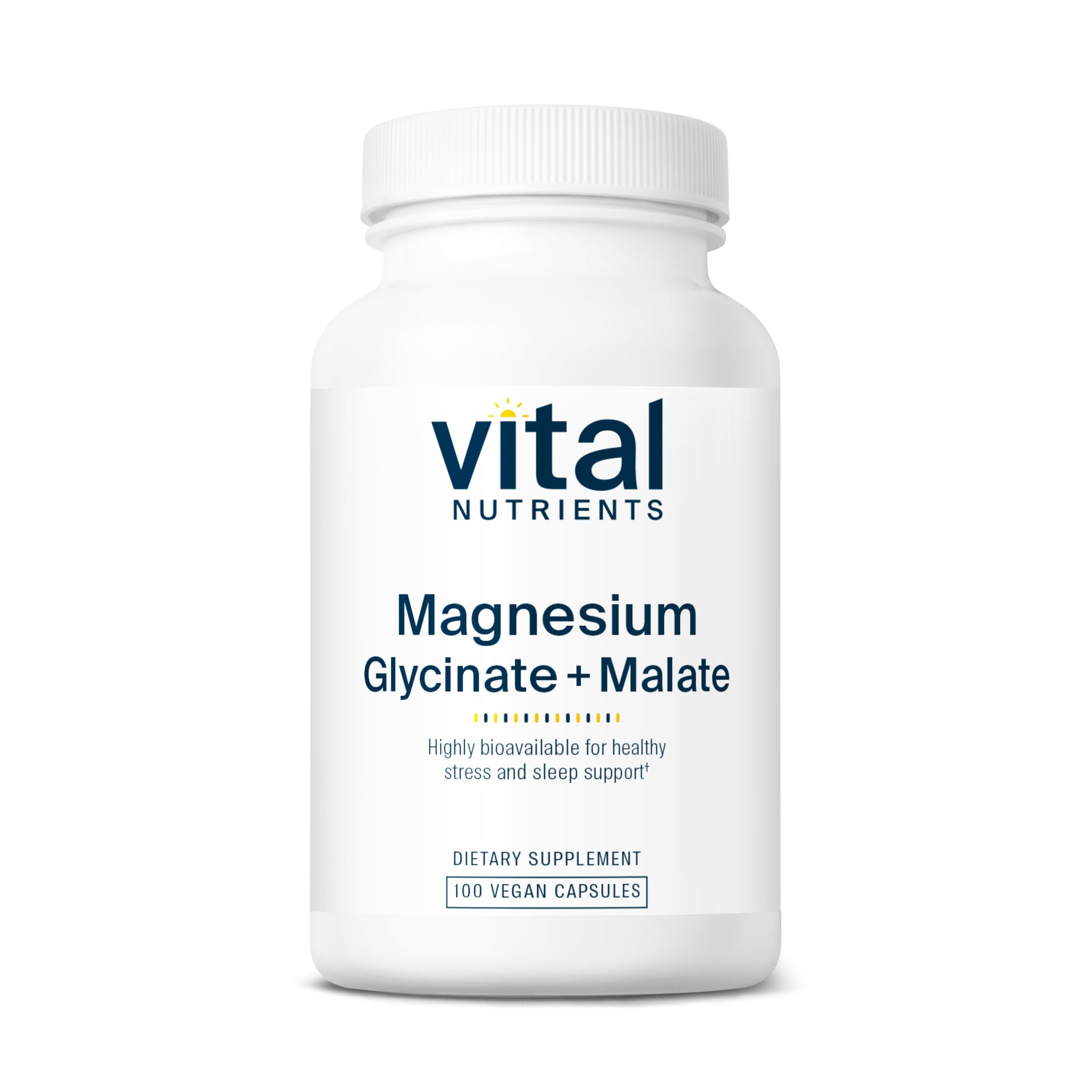 Vital Nutrients Magnesium Glycinate + Malate 120 mg - Vegan

