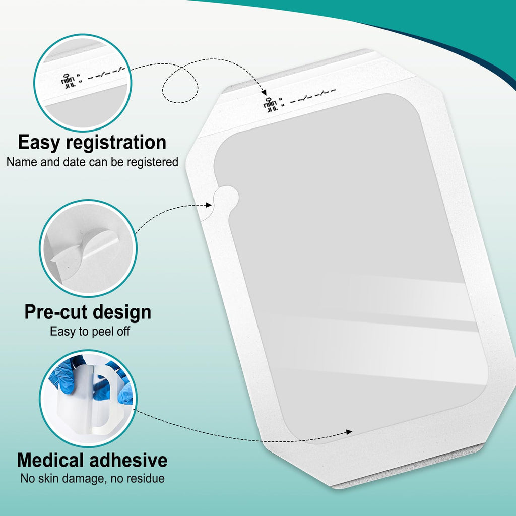 Transparent Film Dressing Waterproof Bandage Latex-Free

