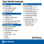 First Aid Only OSHA First Aid Kit for Home Office Car

