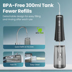 Onlyone Cordless Water Flosser with Adjustable Pressure

