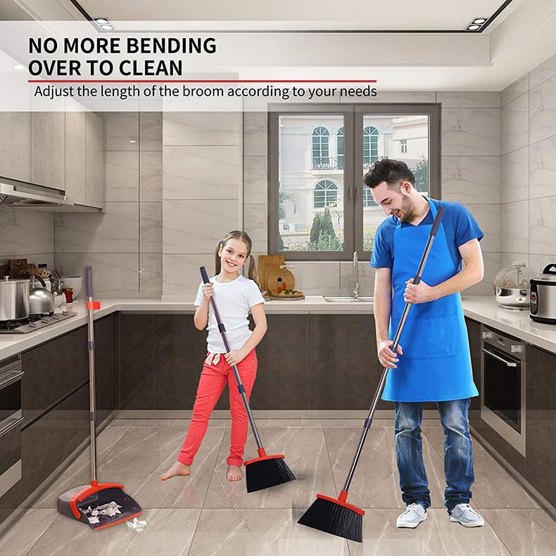 Kramer Broom and Dustpan Set with Telescopic Handle

