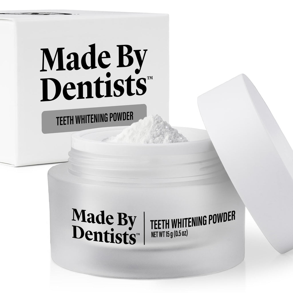 Dentist-Developed Teeth Whitening Powder Enamel-Safe Non-Abrasive