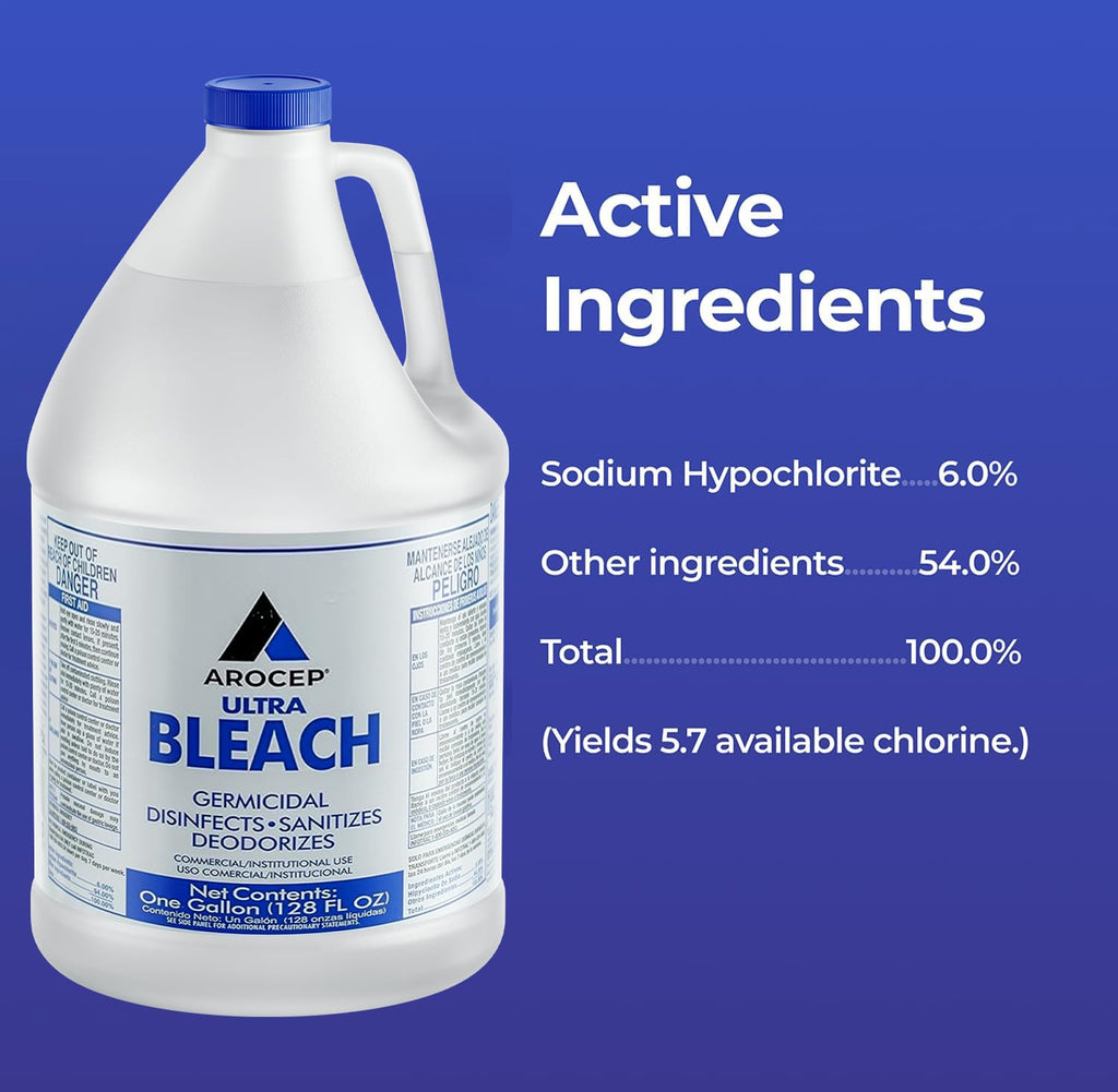 Ultra Germicidal Liquid Bleach for Laundry & Sanitation

