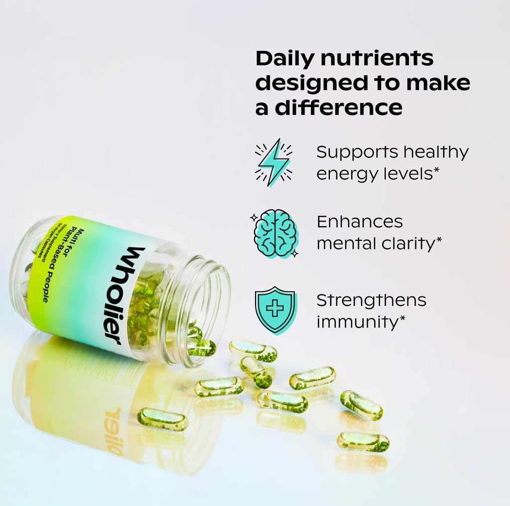 wholier Plant-Based Multivitamin for Energy

