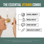 MenaQ7 Organic D3 K2 Vitamin Sublingual Drops 10000 IU

