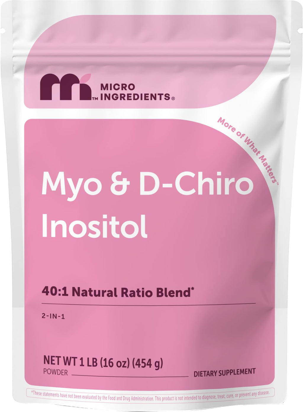 Myo-Inositol & D-Chiro Inositol Powder for Women 40:1

