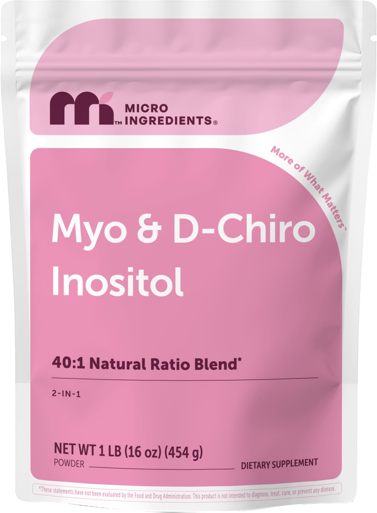 Myo-Inositol & D-Chiro Inositol Powder for Women 40:1 Ratio