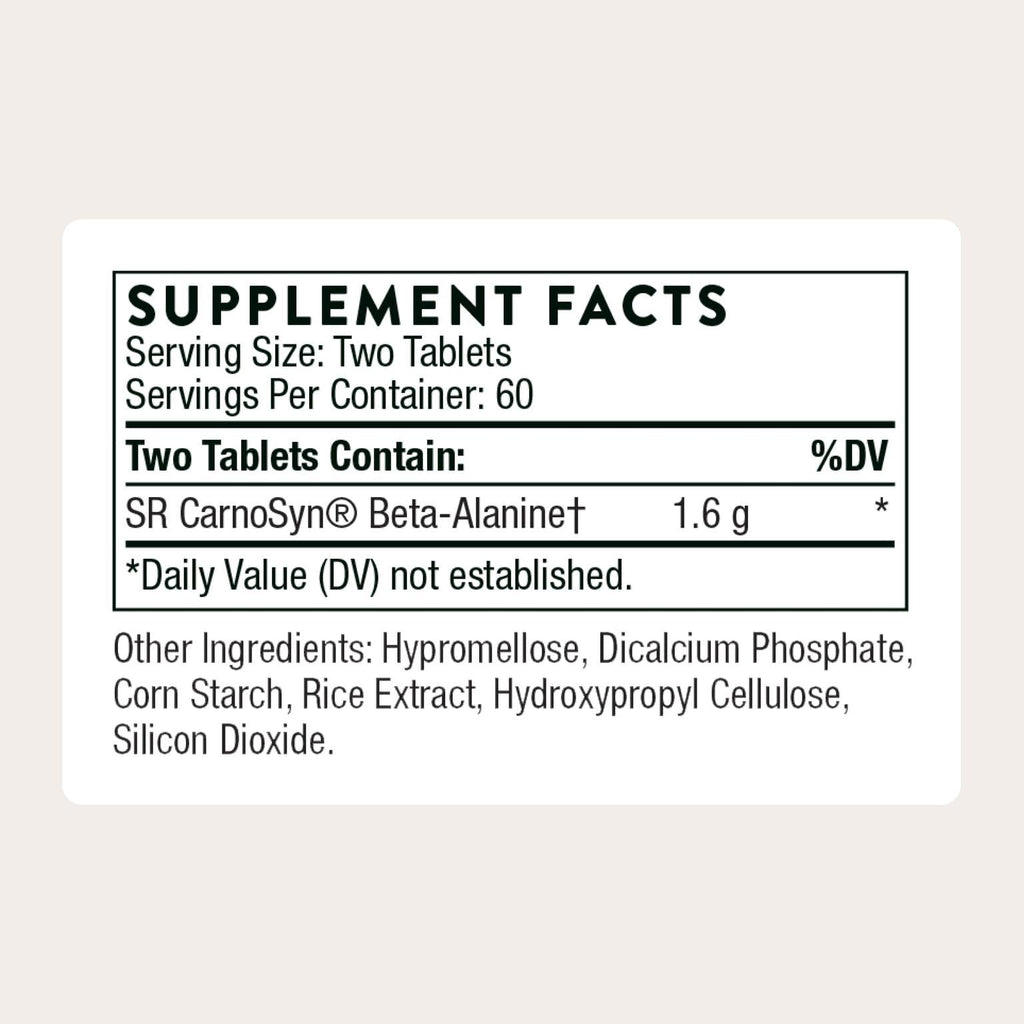 Thorne Beta-Alanine Sustained Release Amino Acid Supplement

