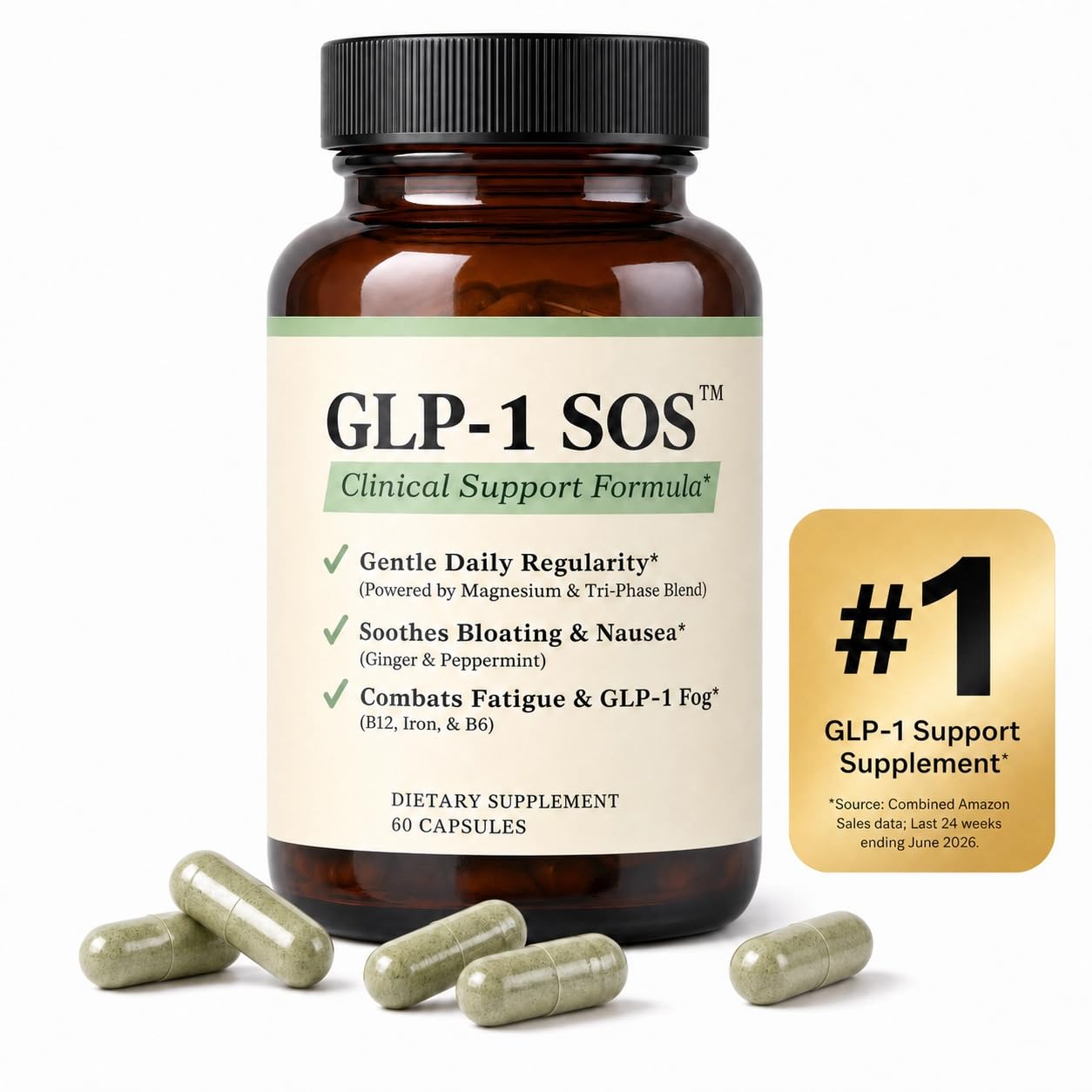 GLP-1 SOS Digestive Support | Physician-Formulated

