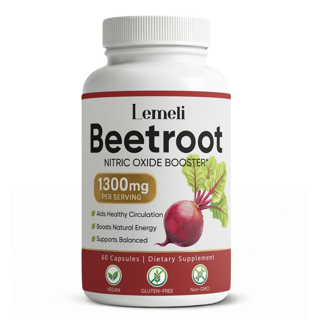 Lemeli Beetroot Capsules - Beetroot Supplement

