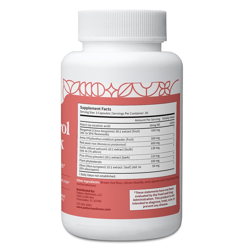 Pattern Wellness Cholesterol Complex | Heart Health Support

