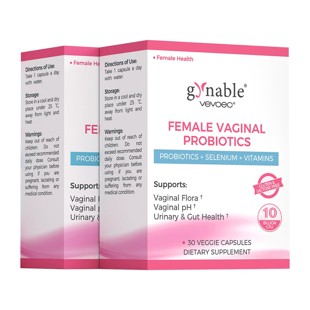 Gynable Vaginal Probiotics for Women - pH Balance