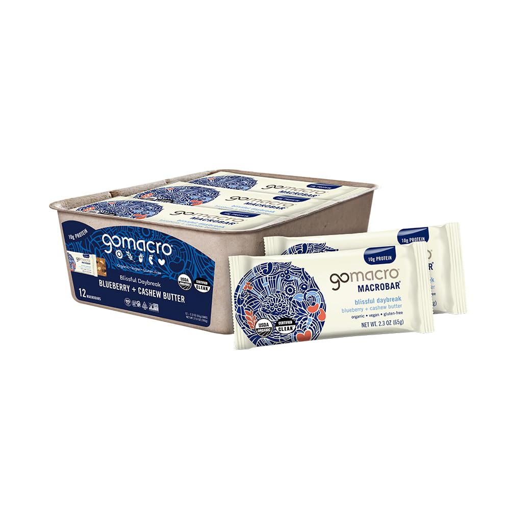GoMacro MacroBar Vegan Protein Bars