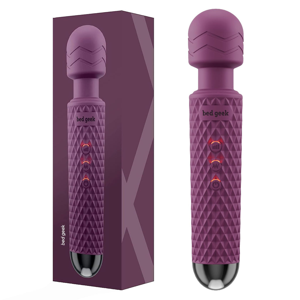 bed geek Handheld Wand Massager – USB Rechargeable

