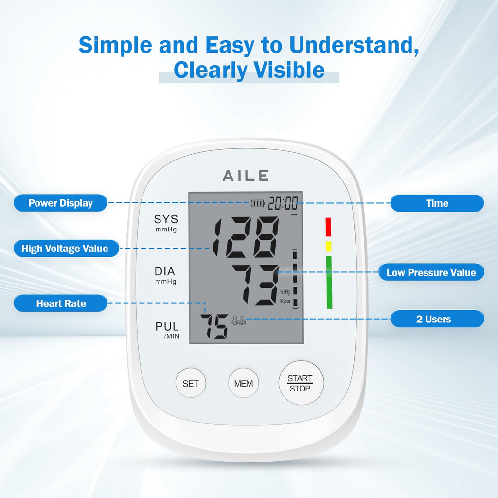 AILE Blood Pressure Monitor for Home Use


