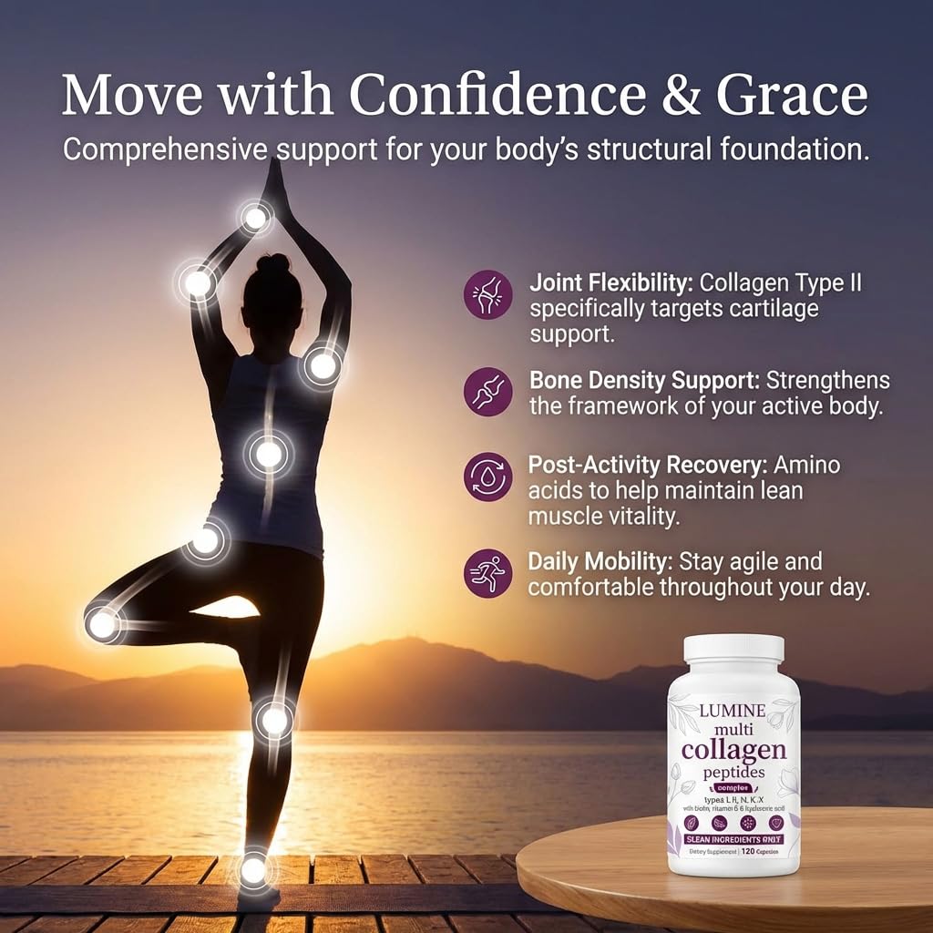 LUMINE Multi Collagen Complex - Vegan & Gluten Free

