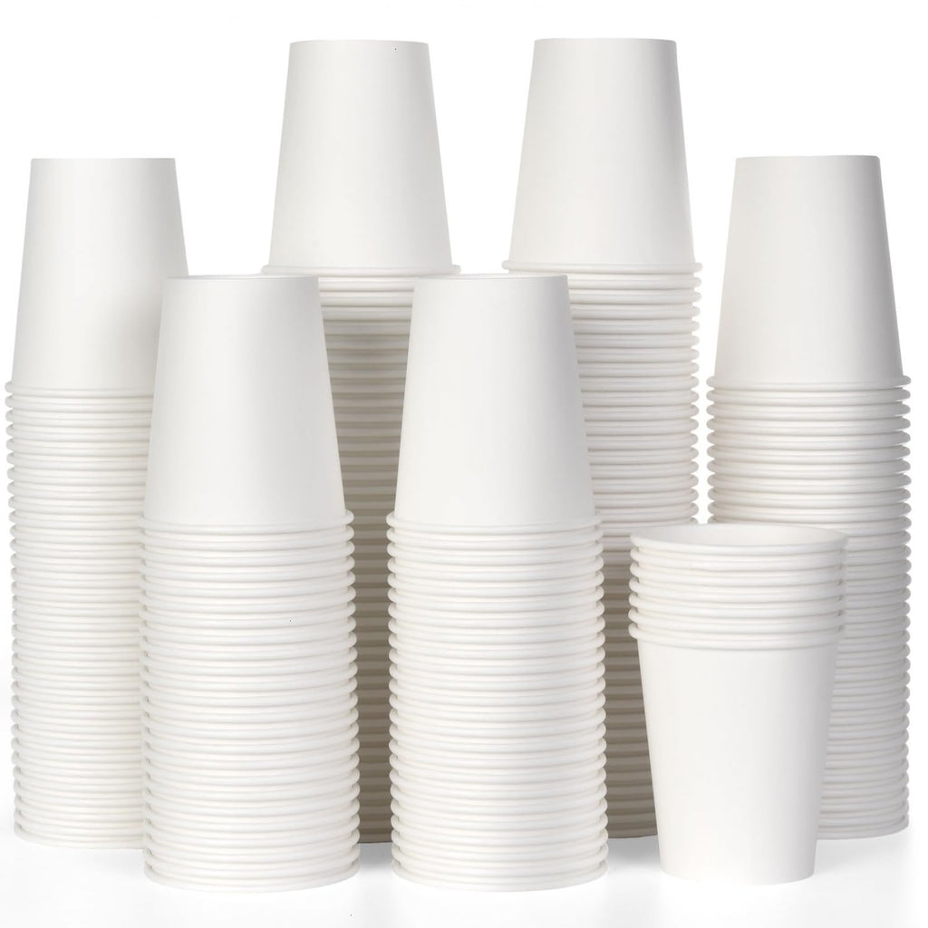 Vumdua Disposable Paper Cups for Hot and Cold Beverages