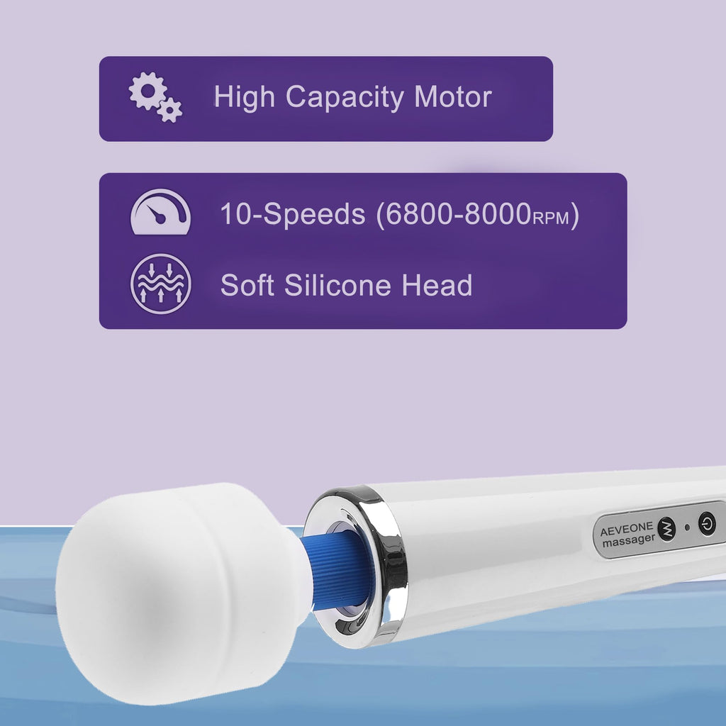 AEVEONE Handheld Wand Massager – Corded Deep Tissue Relief


