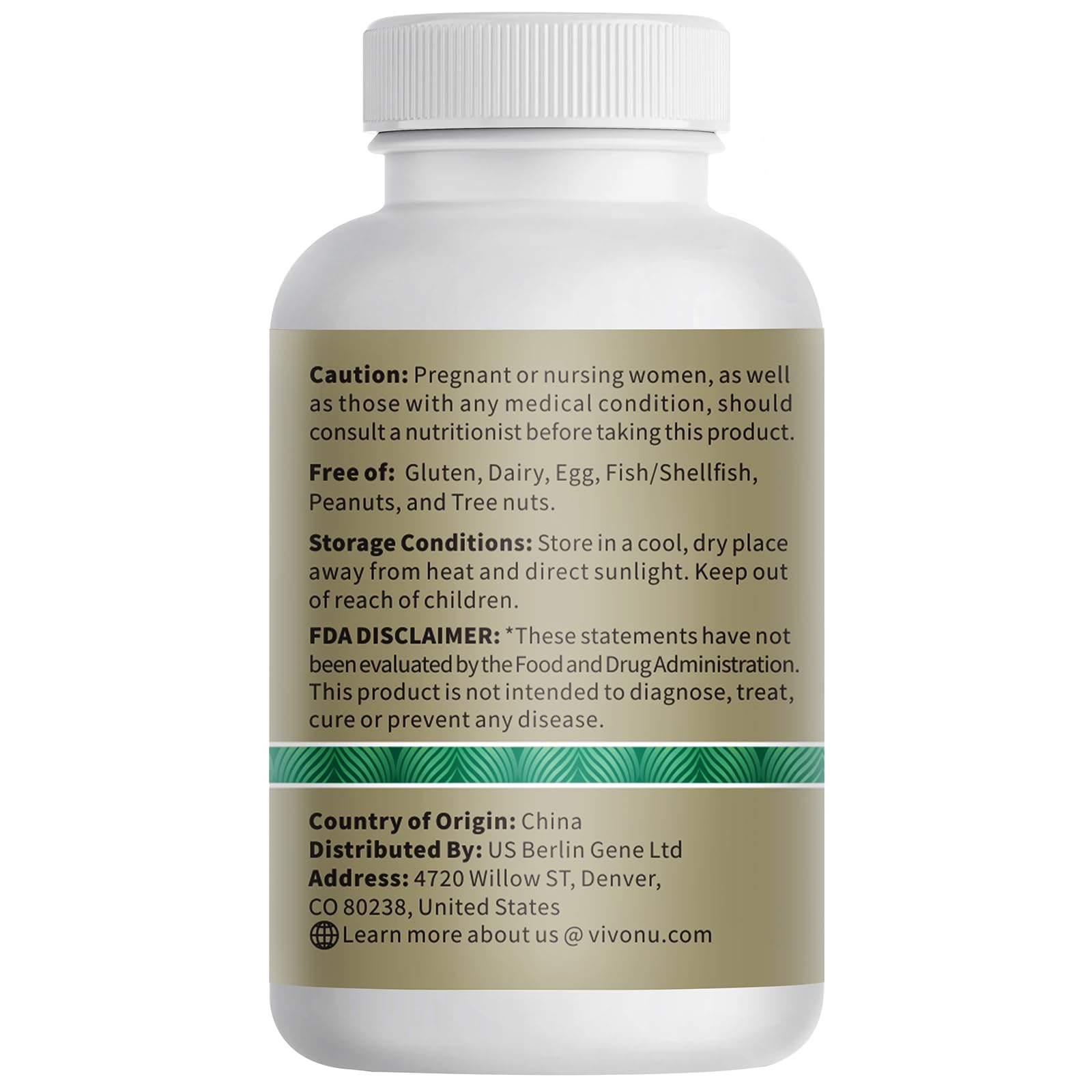 Vivonu Liposome Lymphatic Drainage Supplement

