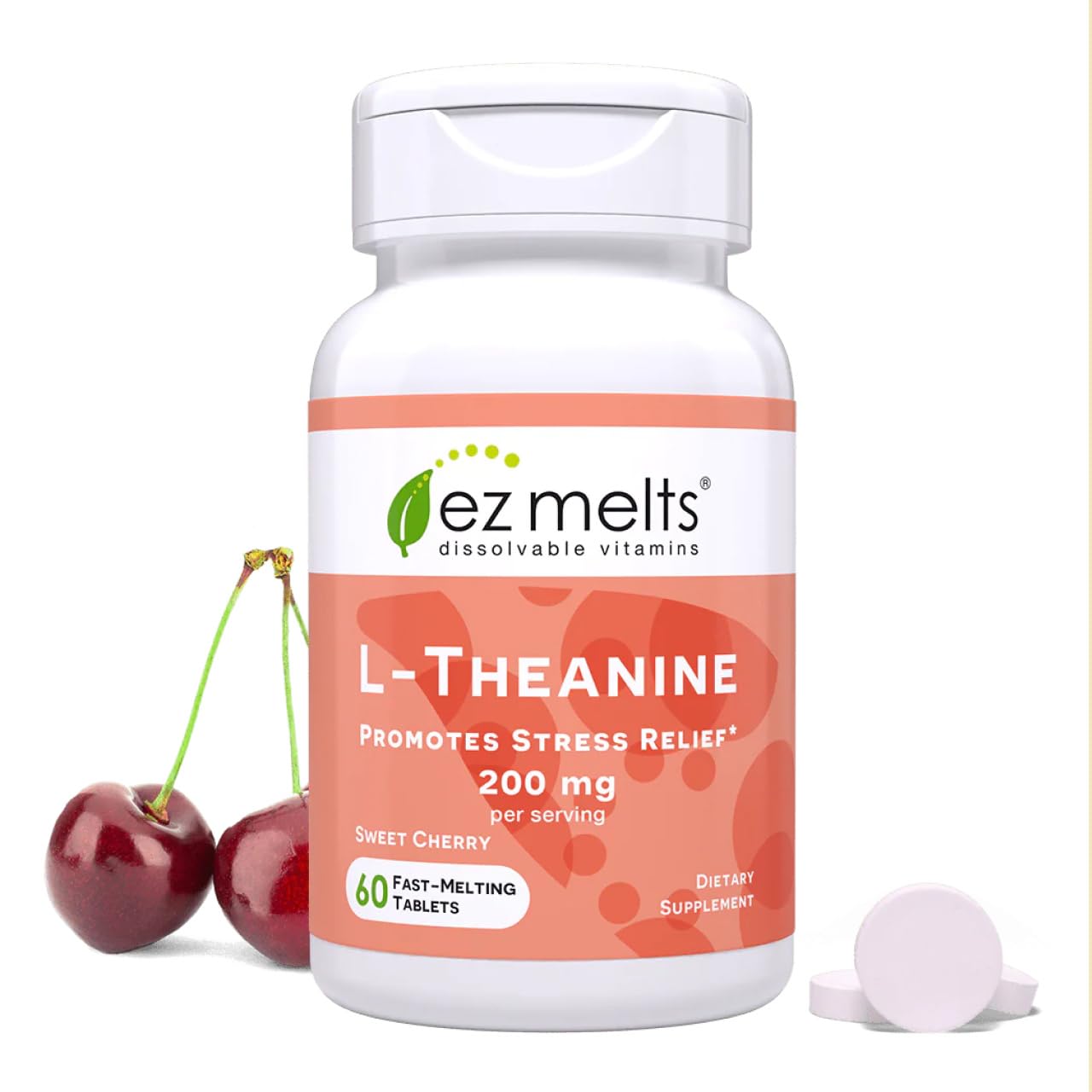 EZ Melts L-Theanine 200 mg – Stress & Relaxation

