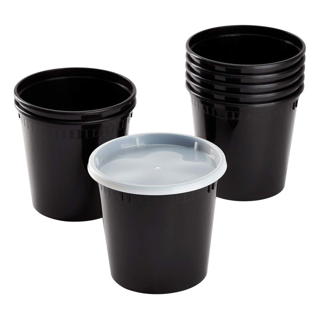 Karat Deli Containers with Lids - PP Injection Molded