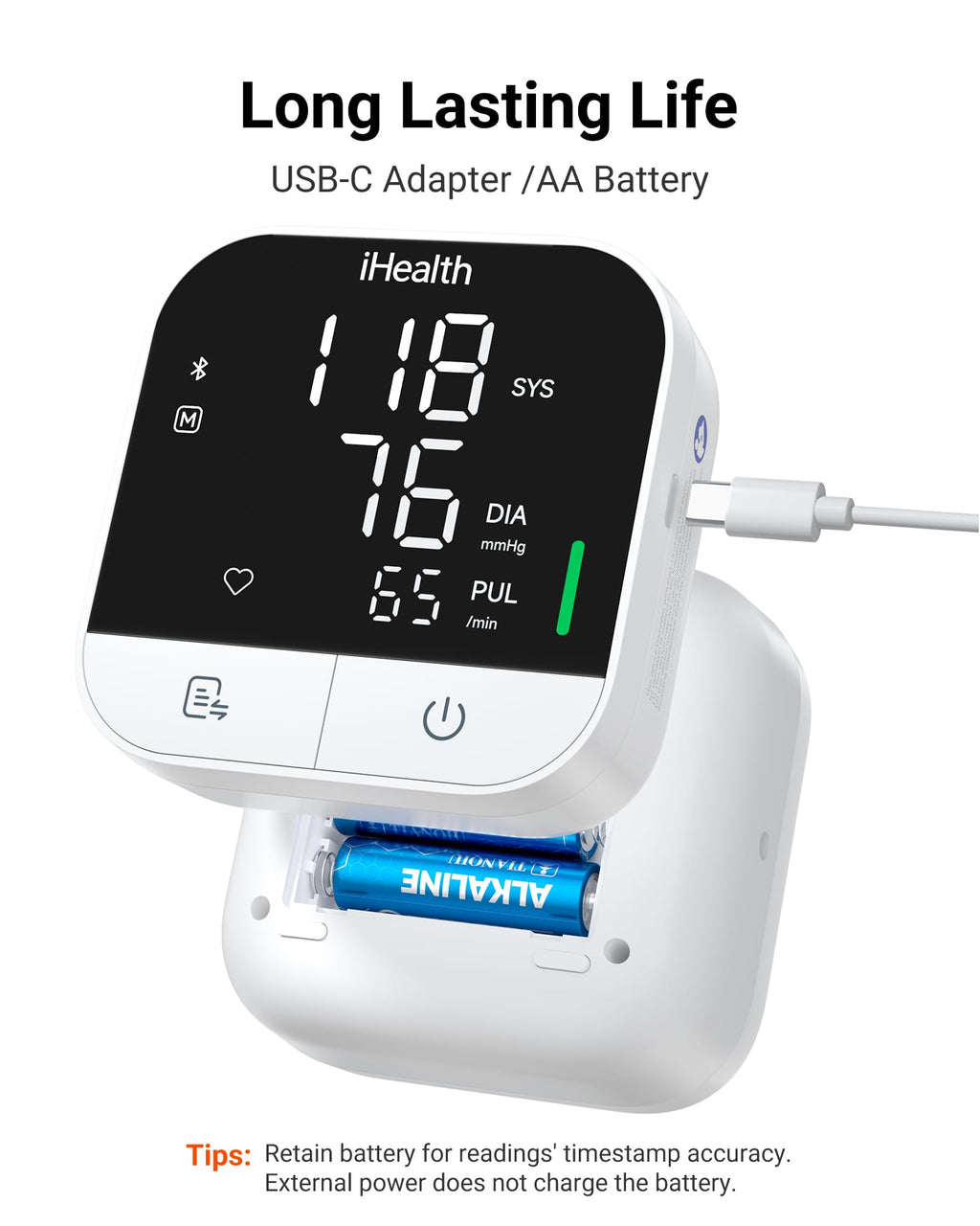 Blood Pressure Monitor by iHealth Track Pro - App Sync

