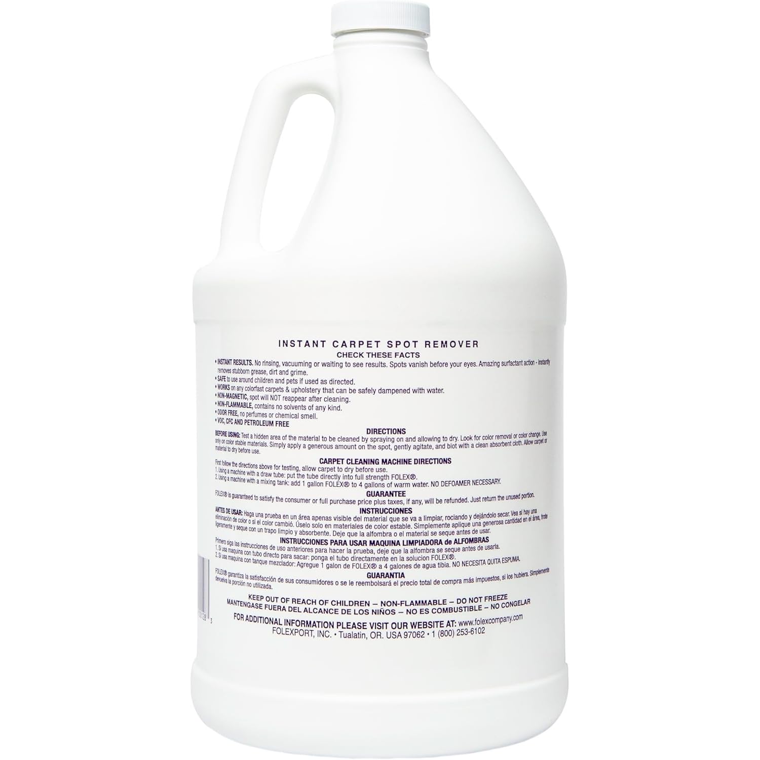 FOLEX Instant Carpet Spot Remover - Stain Elimination

