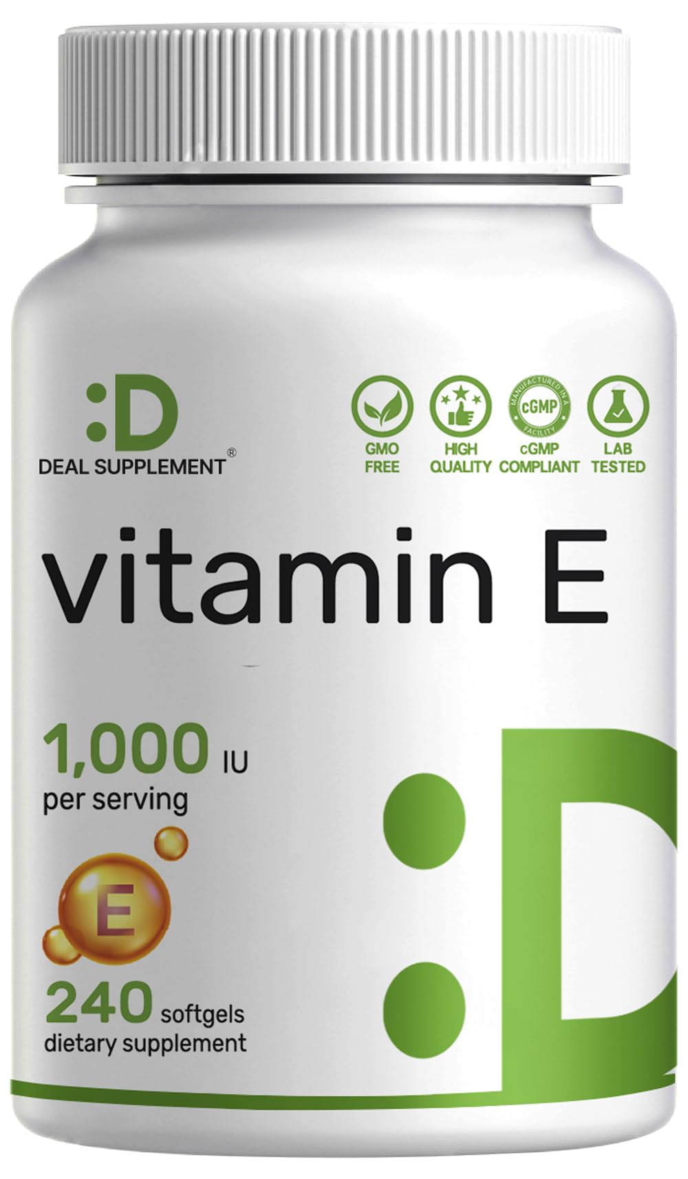 Deal Supplement Vitamin E Dietary Supplement


