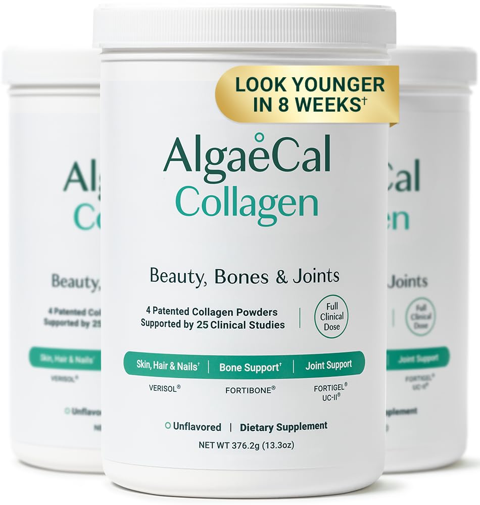 ALGAECAL Collagen Peptides Powder – Multi-Collagen with VERISOL, UC-II, FORTIGEL, FORTIBONE