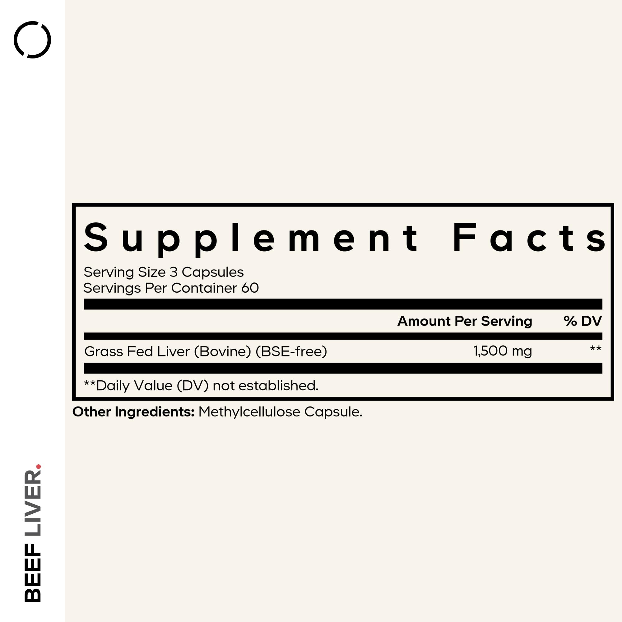 Codeage Grass-Fed Beef Liver Supplement - 180 Capsules


