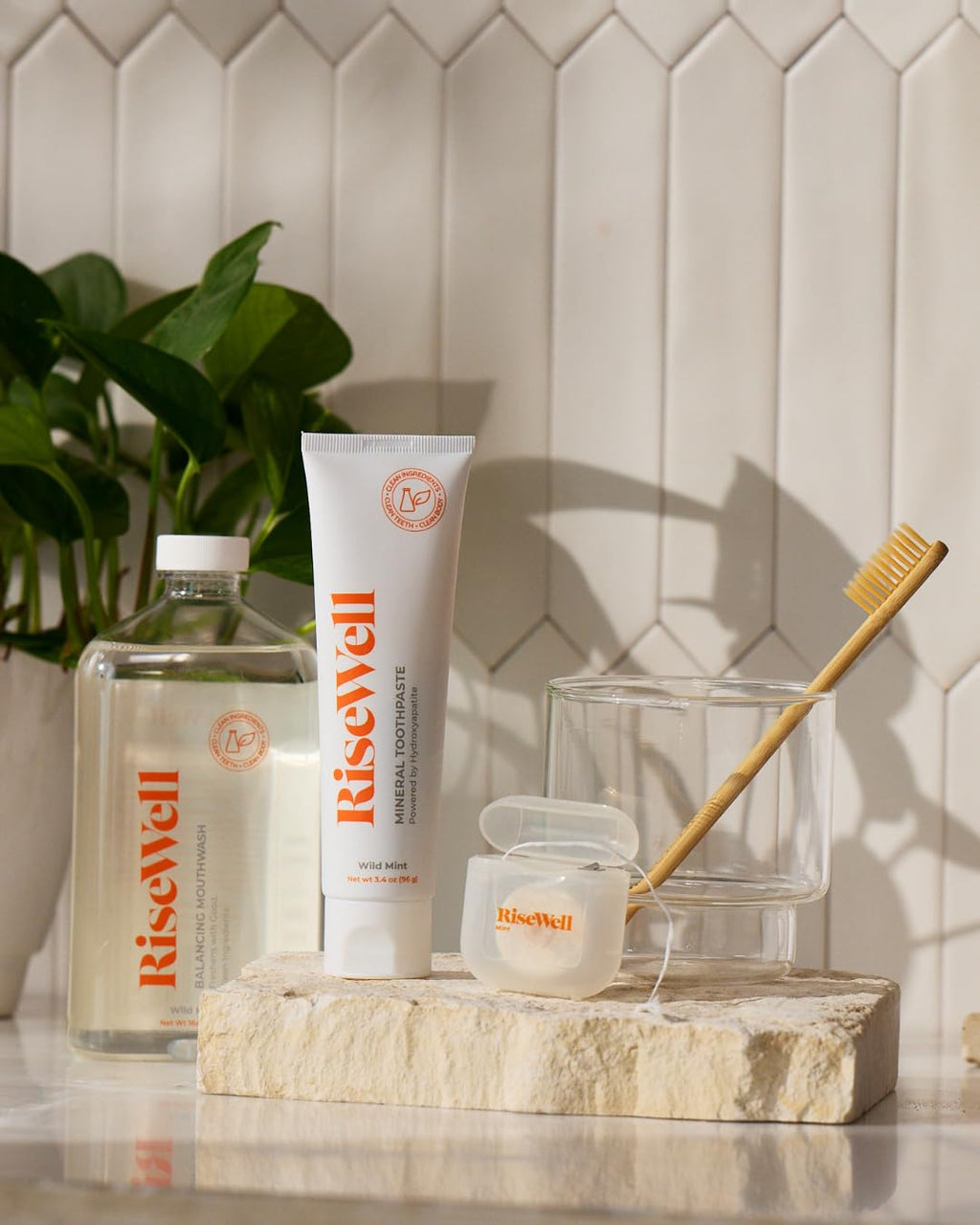 RiseWell Balancing Mouthwash - pH Balanced, Alcohol-Free

