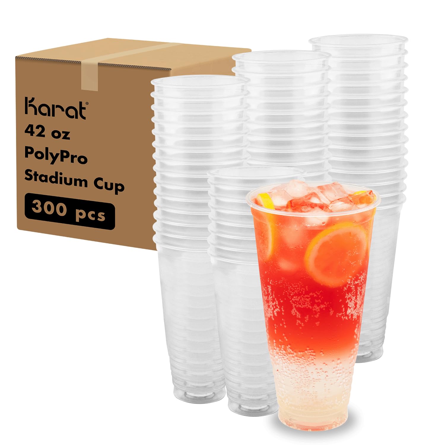 Karat Clear PolyPro Cold Disposable Cups
