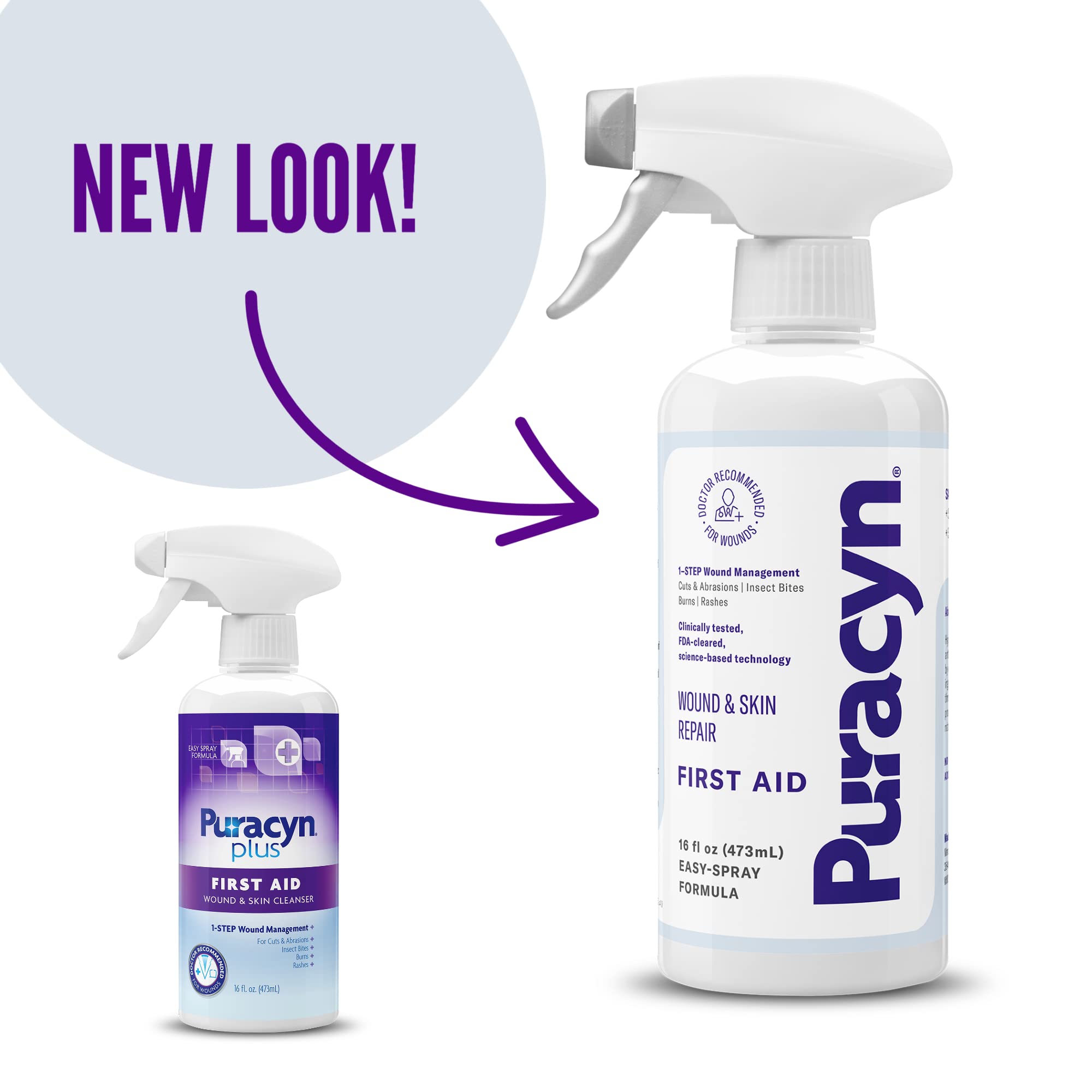 Puracyn Wound Cleanser Hypochlorous Spray for Wound Care

